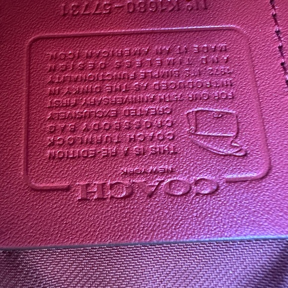 Coach glove tanned leather mini saddle bag in EUC - Picture 9 of 9